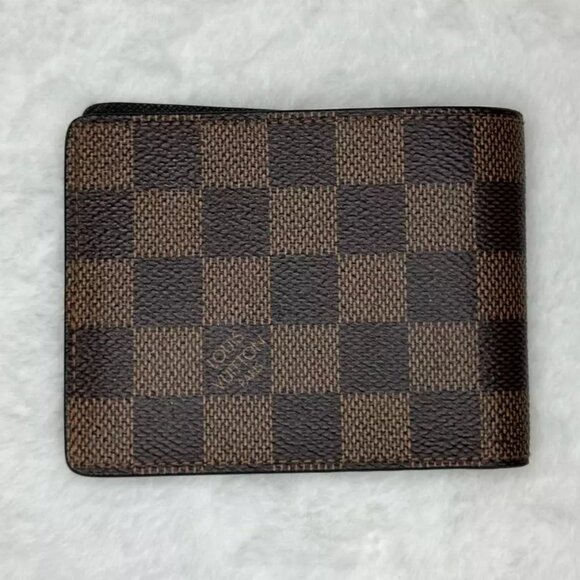 LOUIS VUITTON LV Damier Ebene Mutiple Wallet Good Condition - Picture 3 of 12